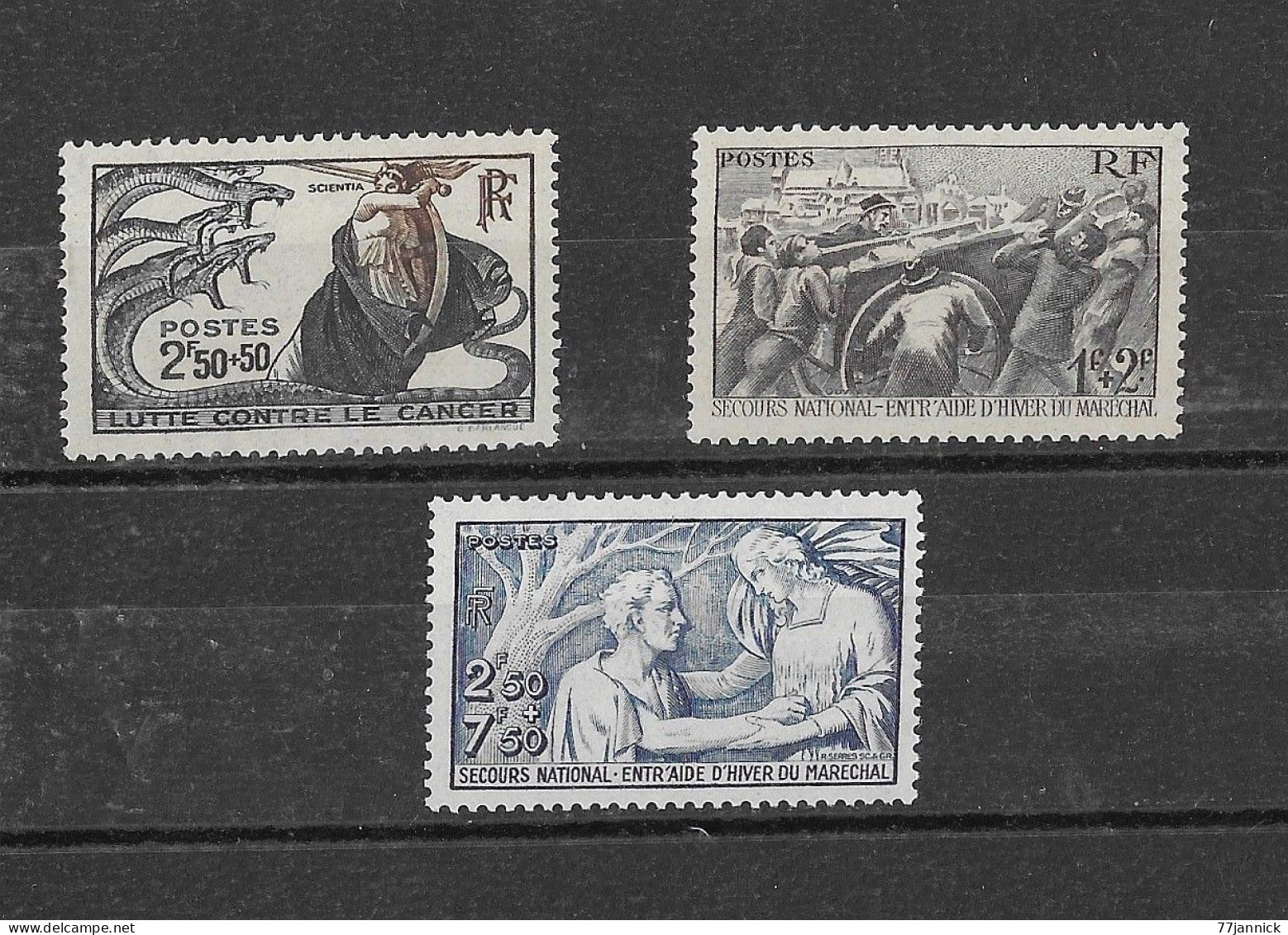 N° 496/497/498  NEUF** - Unused Stamps