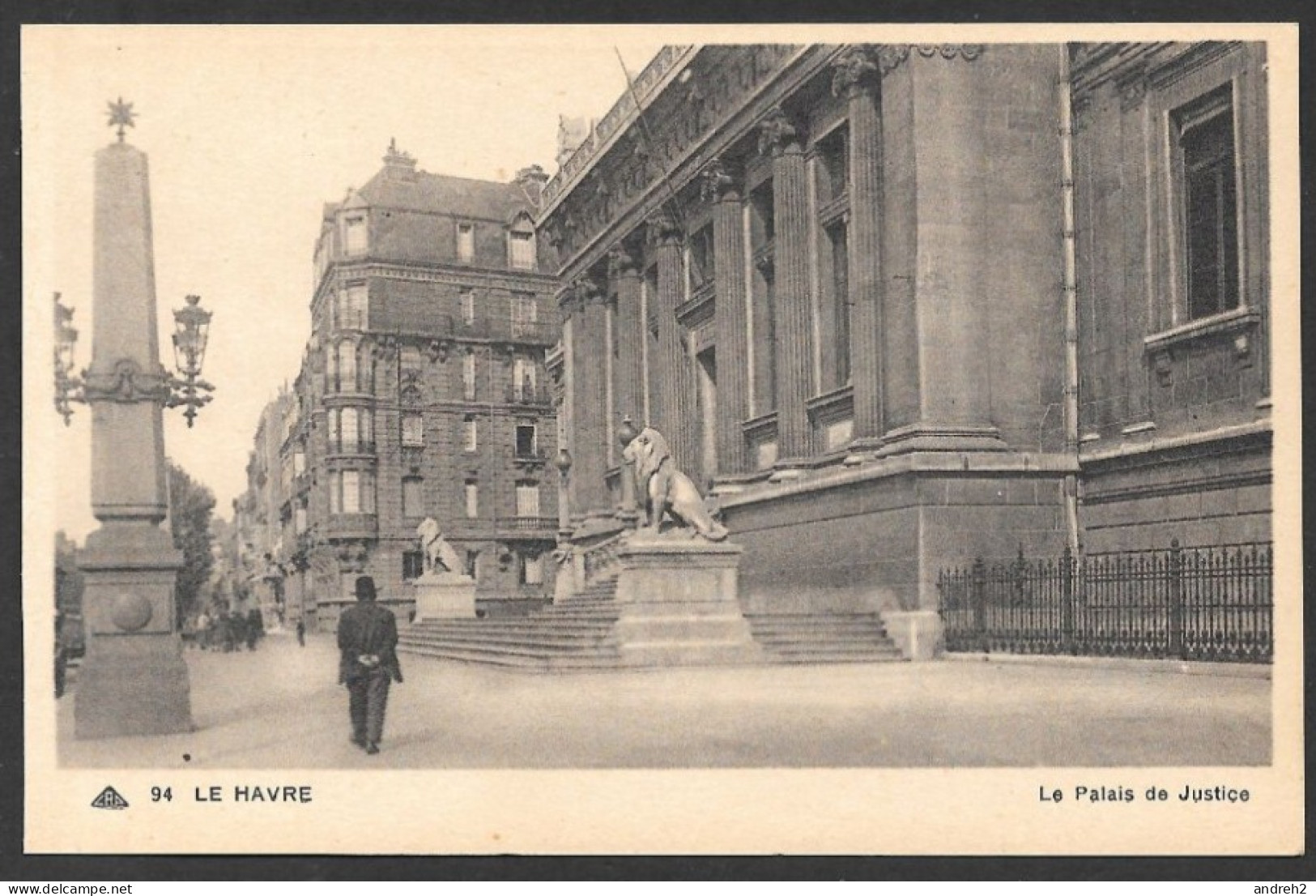 Le Havre  France - C.P.A.  No: 94 - Le Palais De Justice - Art Photomécaniques - Zonder Classificatie