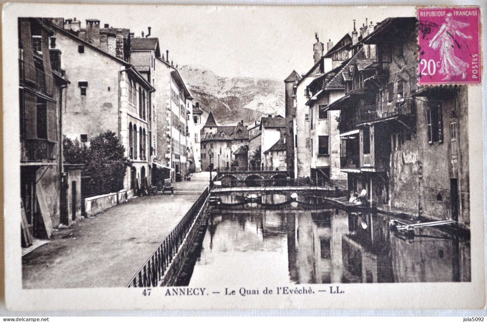 74 - ANNECY - Le Quai De L'Evêché - Annecy