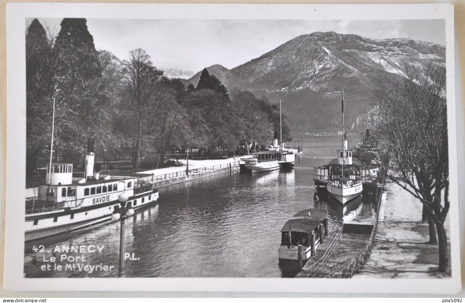 74 - ANNECY - Le Port Et Le Mont Veyrier - Annecy