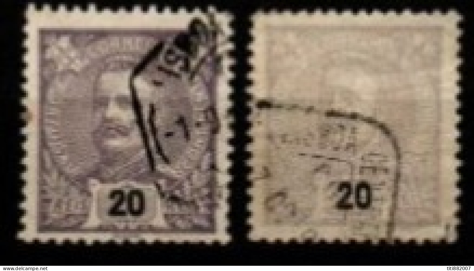 PORTUGAL     -    1895 .  Y&T N° 129 Oblitérés.  Nuances - Used Stamps