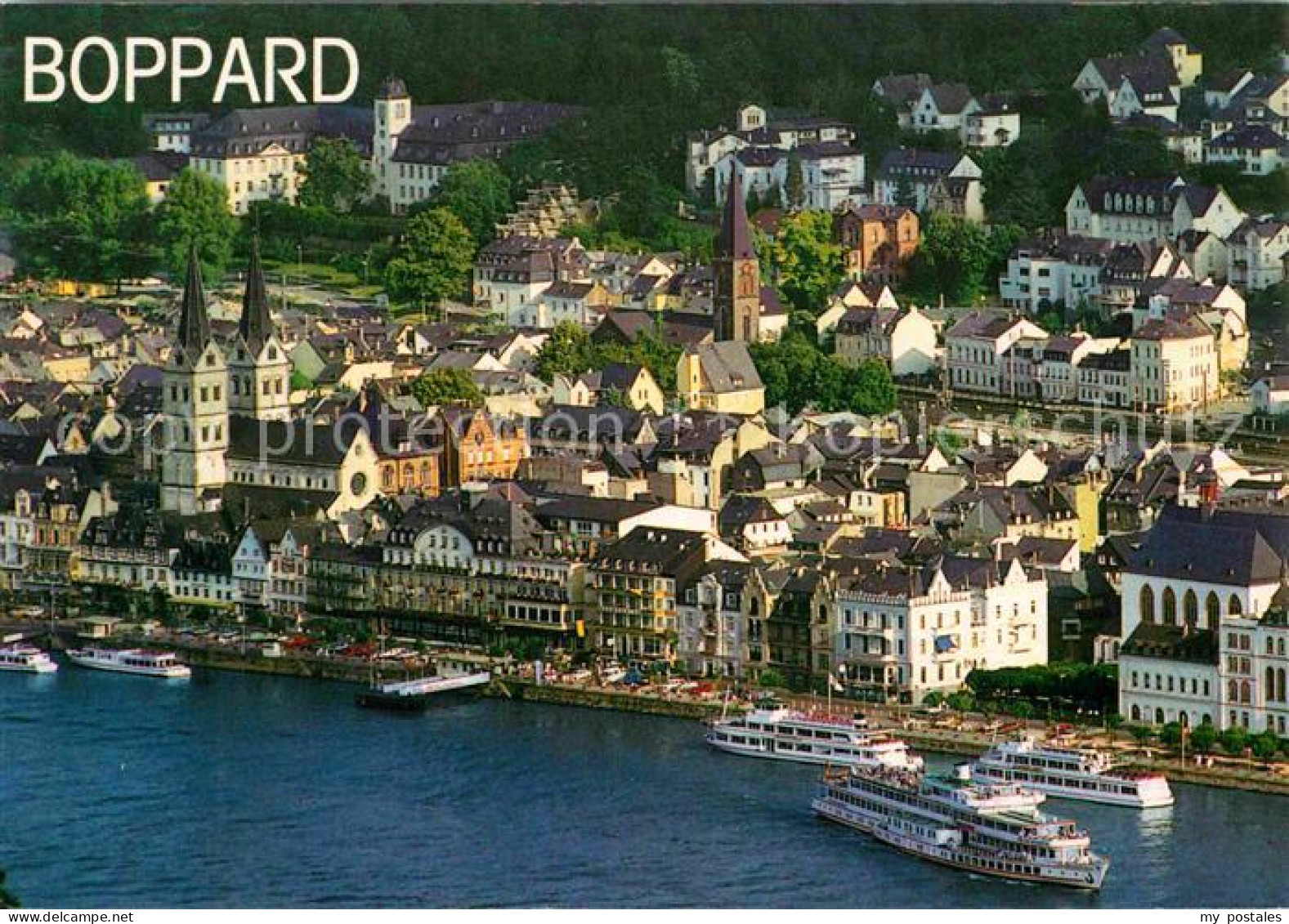 72786647 Boppard Rhein Fliegeraufnahme Boppard - Boppard