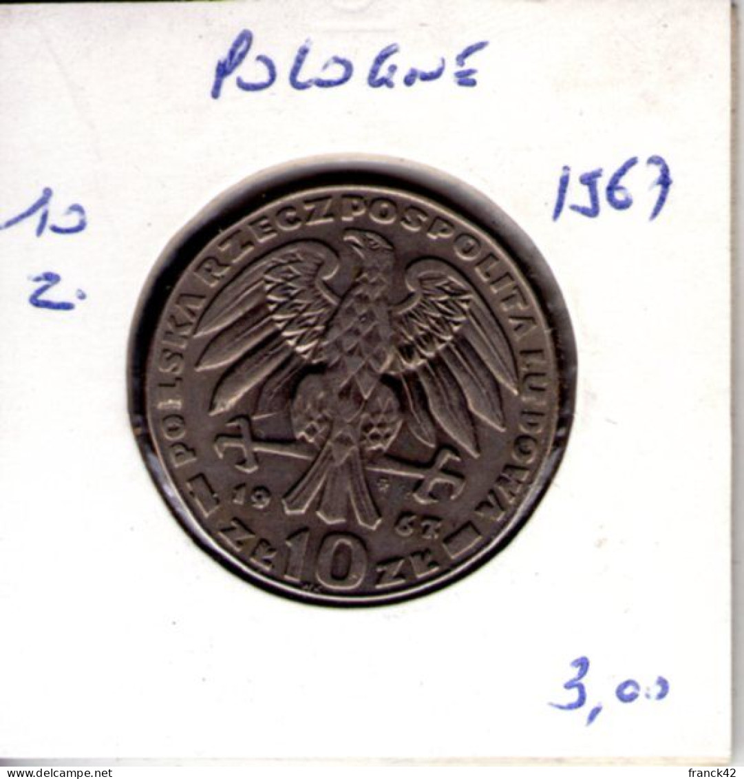 Pologne. 10 Z. 1967 - Pologne