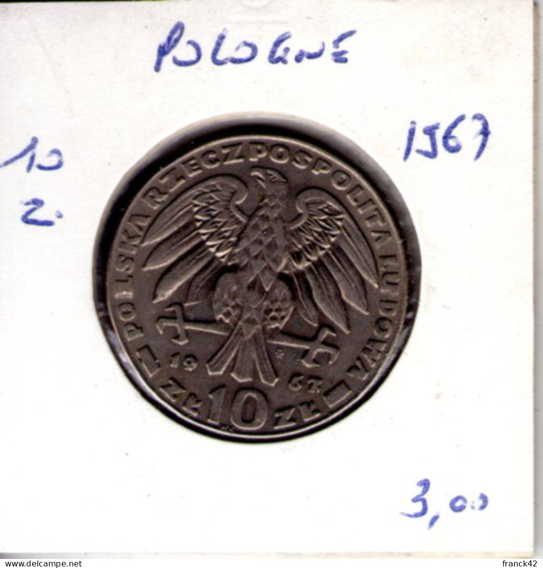 Pologne. 10 Z. 1967 - Poland