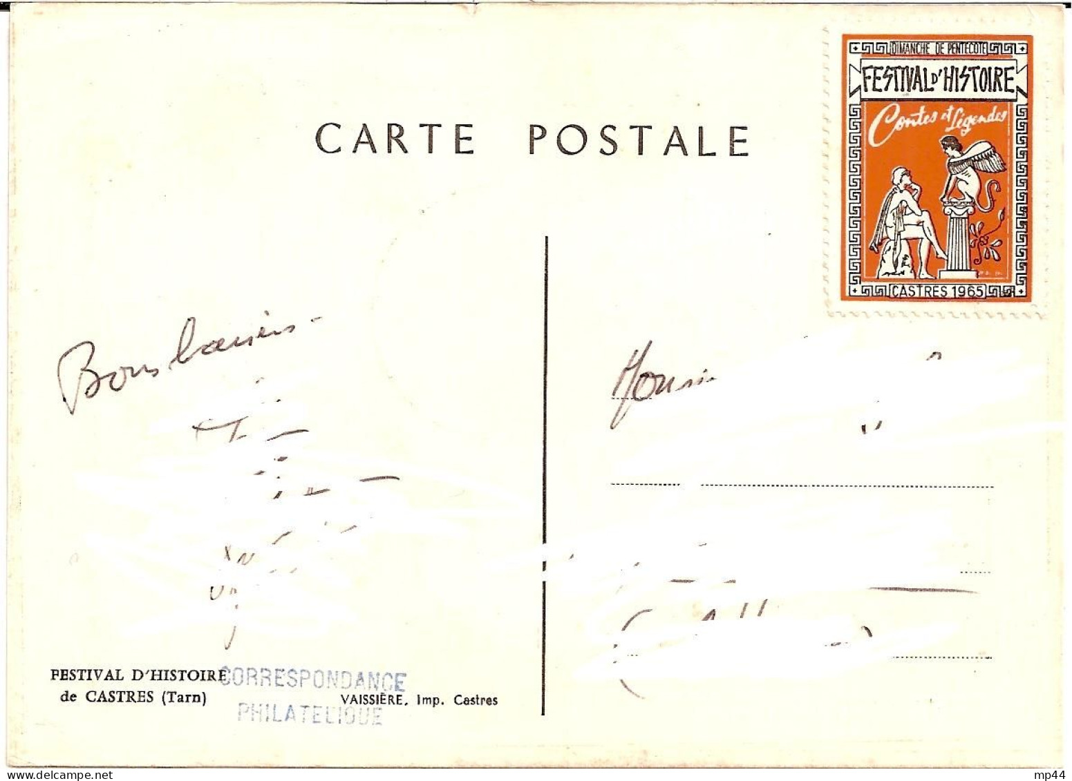 1D1 --- 81 CASTRES Festival D'Histoire - Commemorative Postmarks