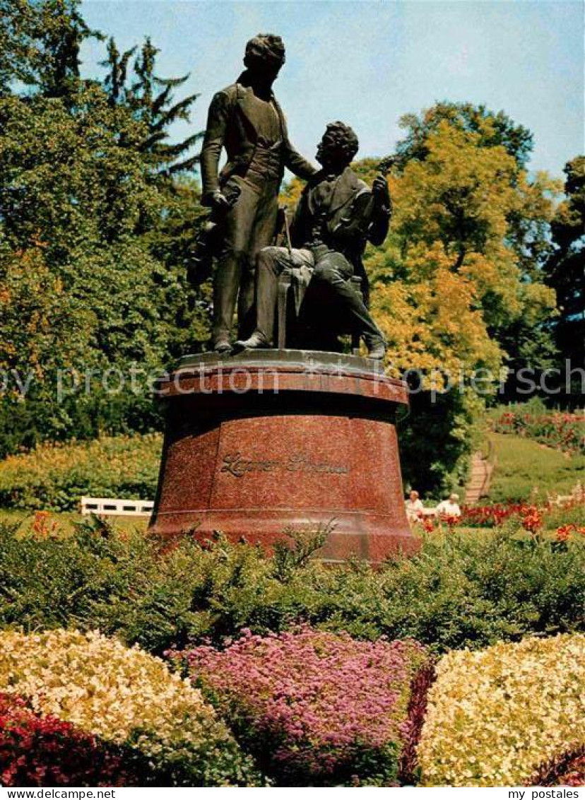 72786489 Baden Wien Lanner Strauss Denkmal Im Kurpark Baden - Sonstige & Ohne Zuordnung