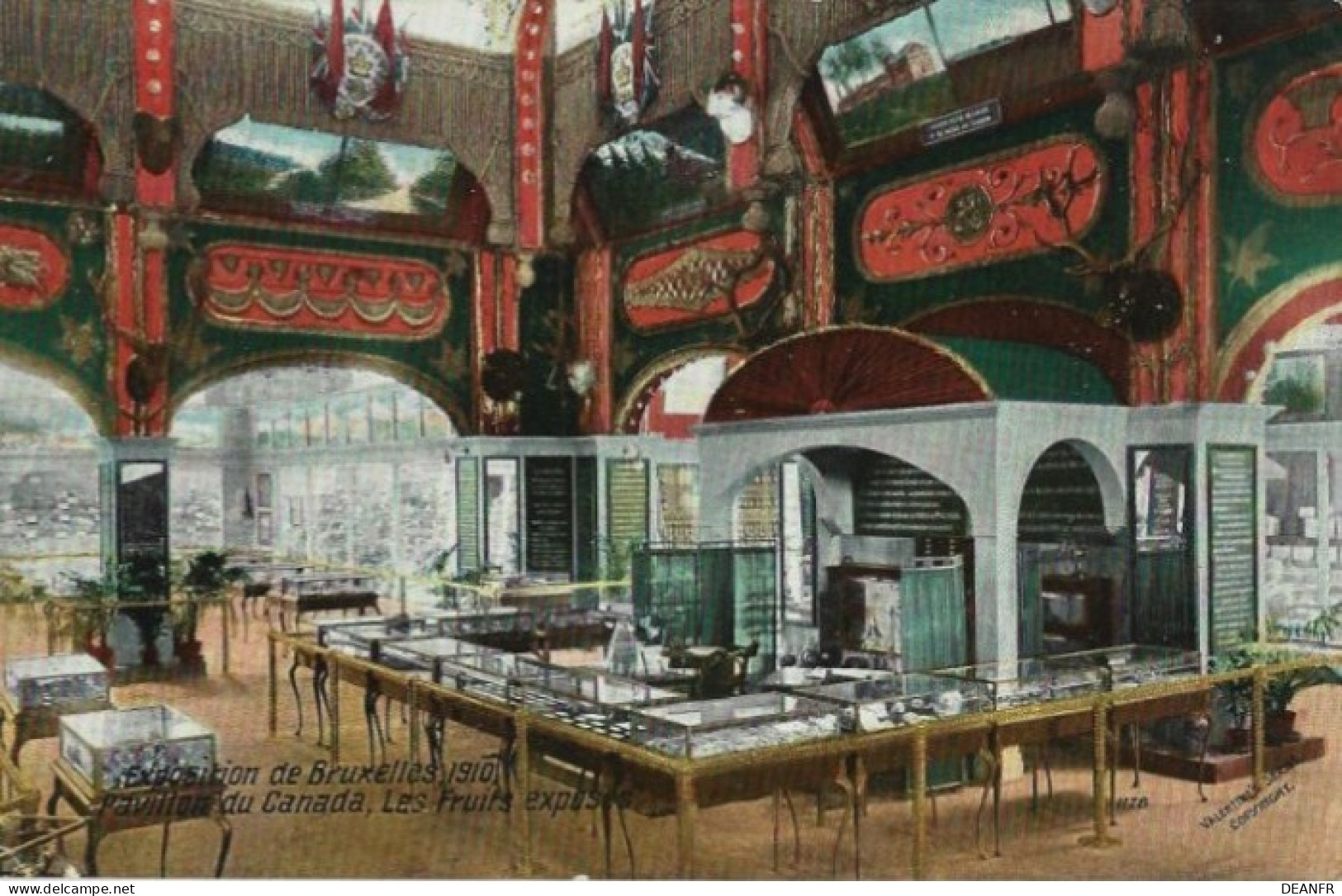 EXPOSITION De BRUXELLES 1910 : Pavillon Canada,Les Fruits Exposés. Carte Impeccable. - Exposiciones Universales