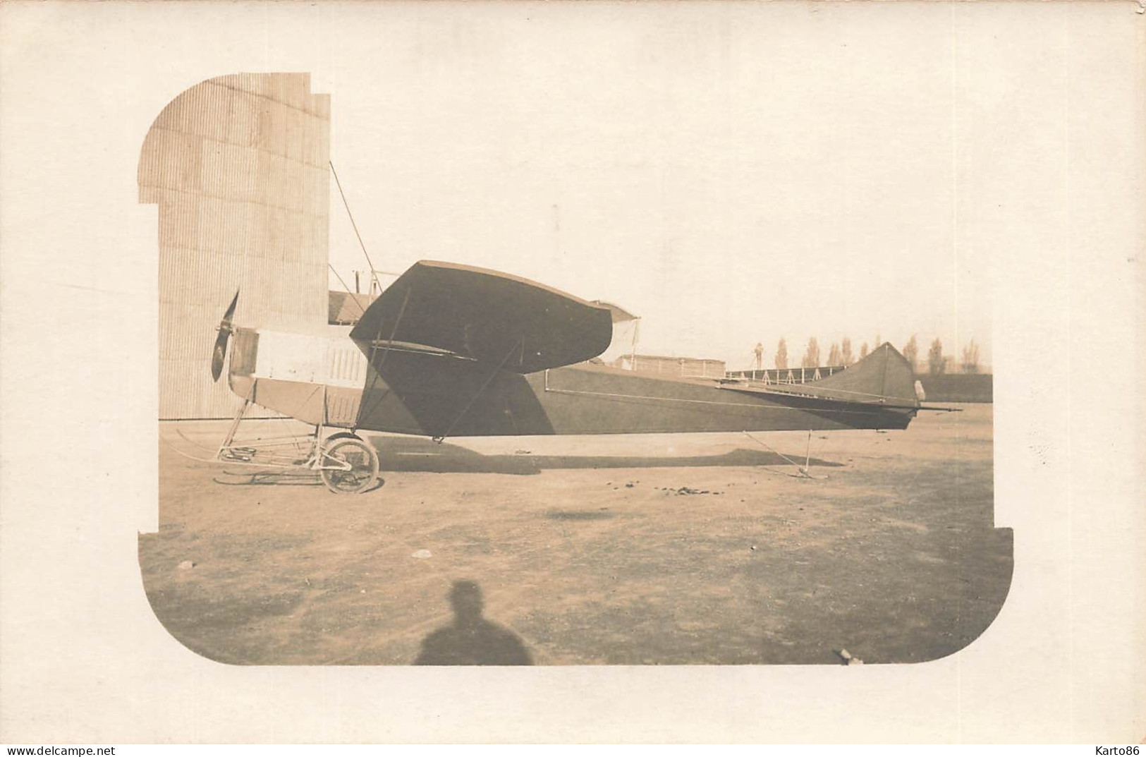 Aviation * Avion Mono Clément Bayard 1er Modèle Piloté Par Aviateur DELETANG * Carte Photo à Aviateur GUILLAUX - ....-1914: Précurseurs