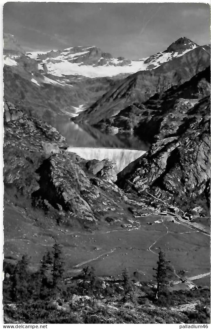 VS - Le Plateau D'Emosson - Barrage Et Lac De Barberine, Vers 1949 - Ruan Et Tour Sallière -Gyger & Klopfenstein No17100 - Finhaut