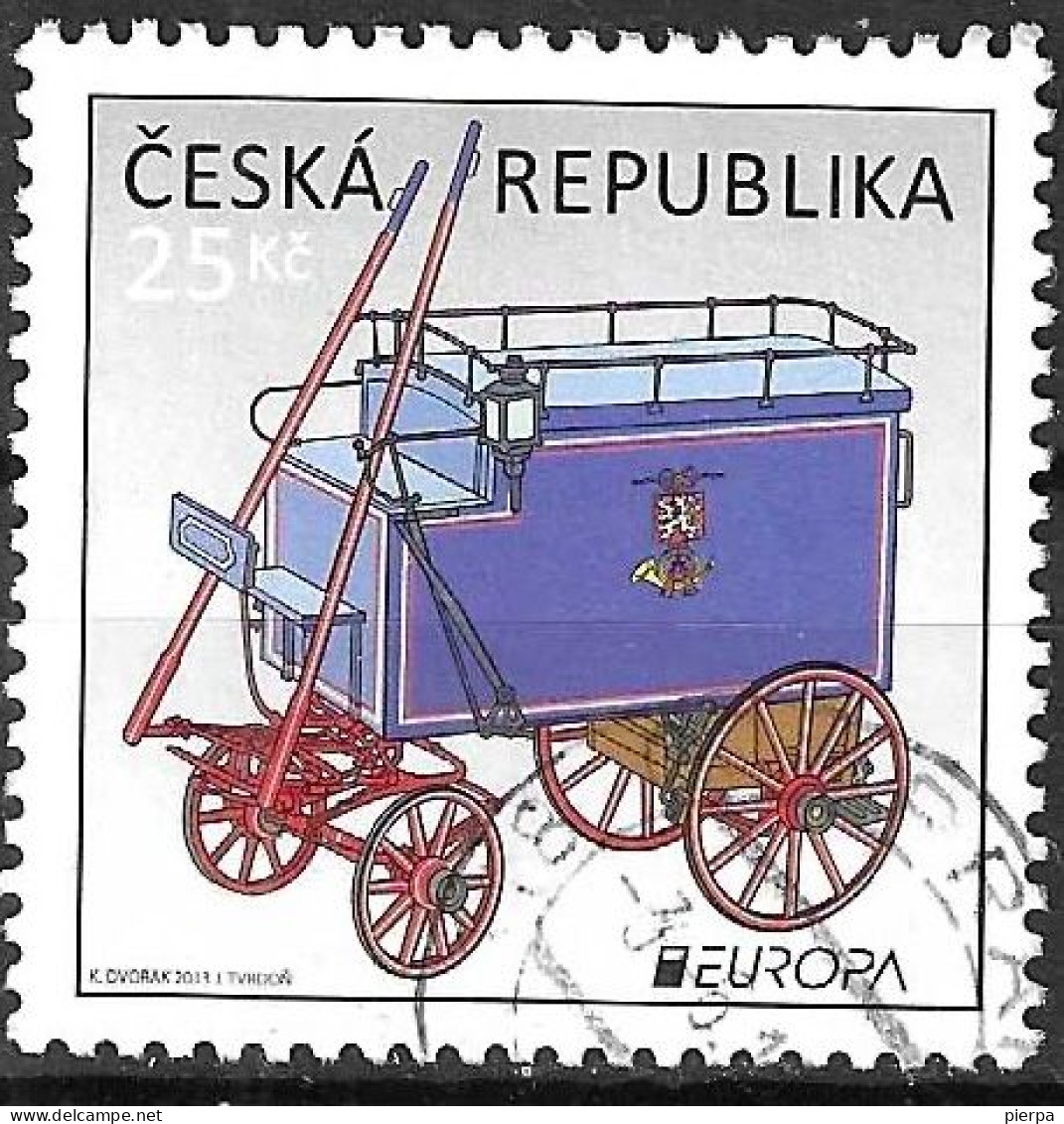 REPUBBLICA CECA - 2013 - EUROPA - 25 KR. - USATO (YVERT 674 - MICHEL 762) - 2013