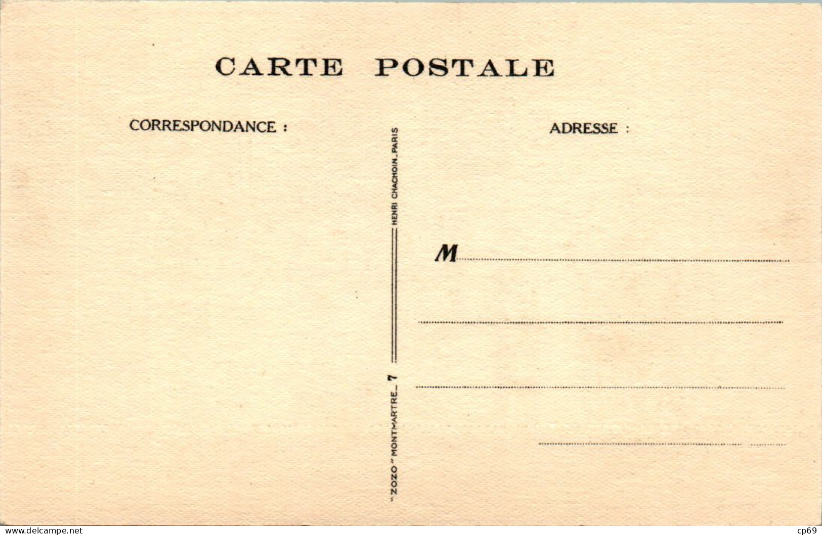 Poulbot Zozo Montmartre N°7 Qu'est Ce Qu'il A Ton Père à Gueuler ? .. Bois & Charbons Cpa Couleur Non Ecrite Au Dos - Poulbot, F.