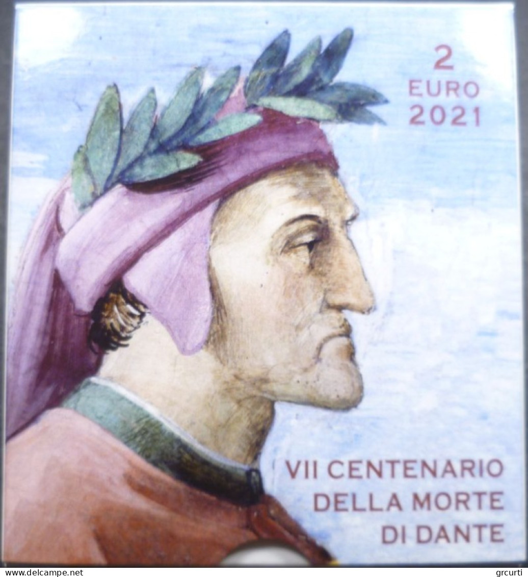 Vaticano - 2 Euro 2021 - 7° centenario della morte di Dante Alighieri - UC# 112