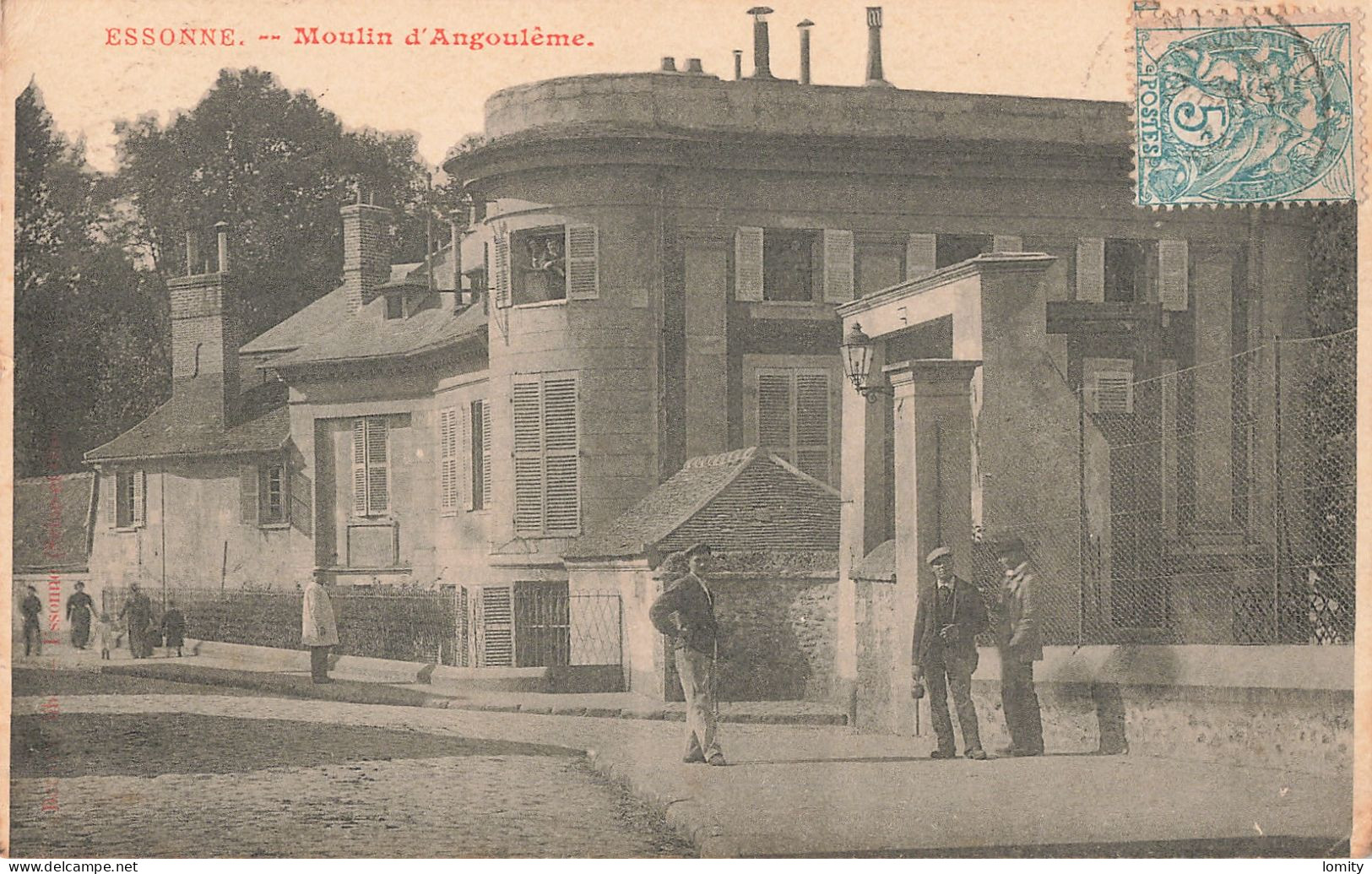 91 Essonne Essonnes Moulin D' Angoulème CPA Cachet 1904 - Essonnes