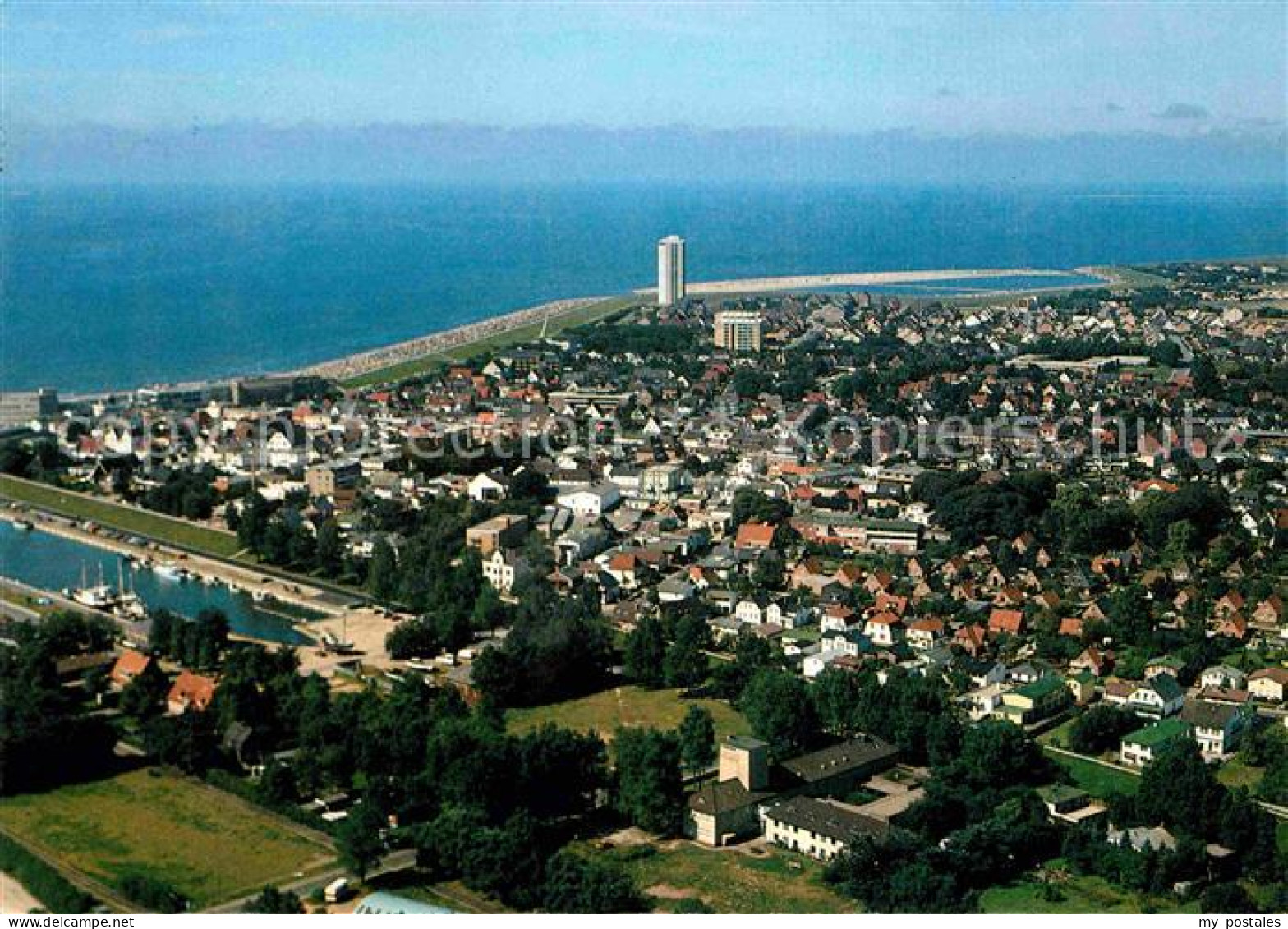 72786375 Buesum Nordseebad Fliegeraufnahme Buesum - Büsum