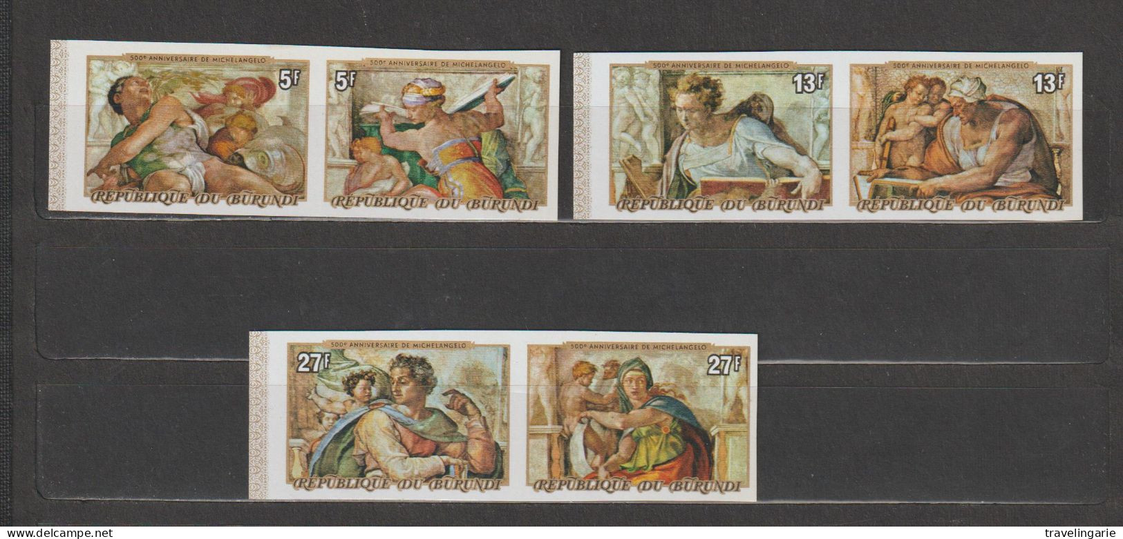 Burundi 1975 Christmas/Noël Imperforate/ND MNH/** - Unused Stamps