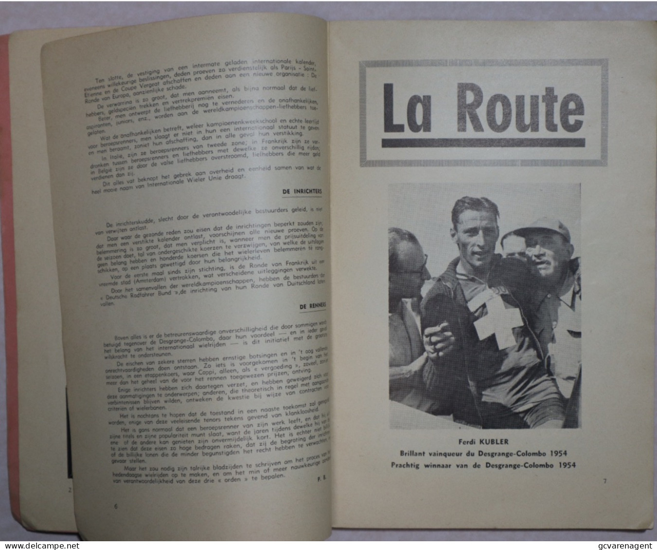 11 E SUPPLEMENT 1954 = LE CYCLISME PAR PAUL BEVING ET AL.VAN LAETHEM = 176 PAGES = 240 X 160 MM . ZIE AFBEELDINGEN - Deportes