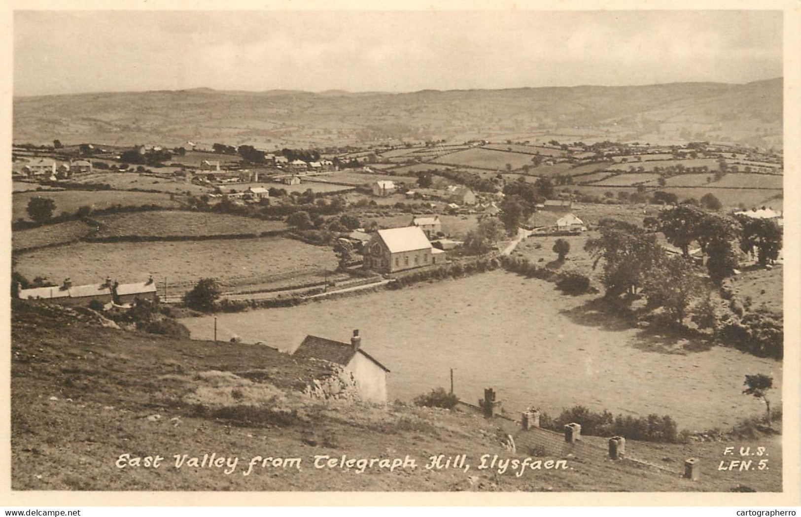 WALES: CONWY Llysfaen West Valley From Telegraph Hill - Otros & Sin Clasificación