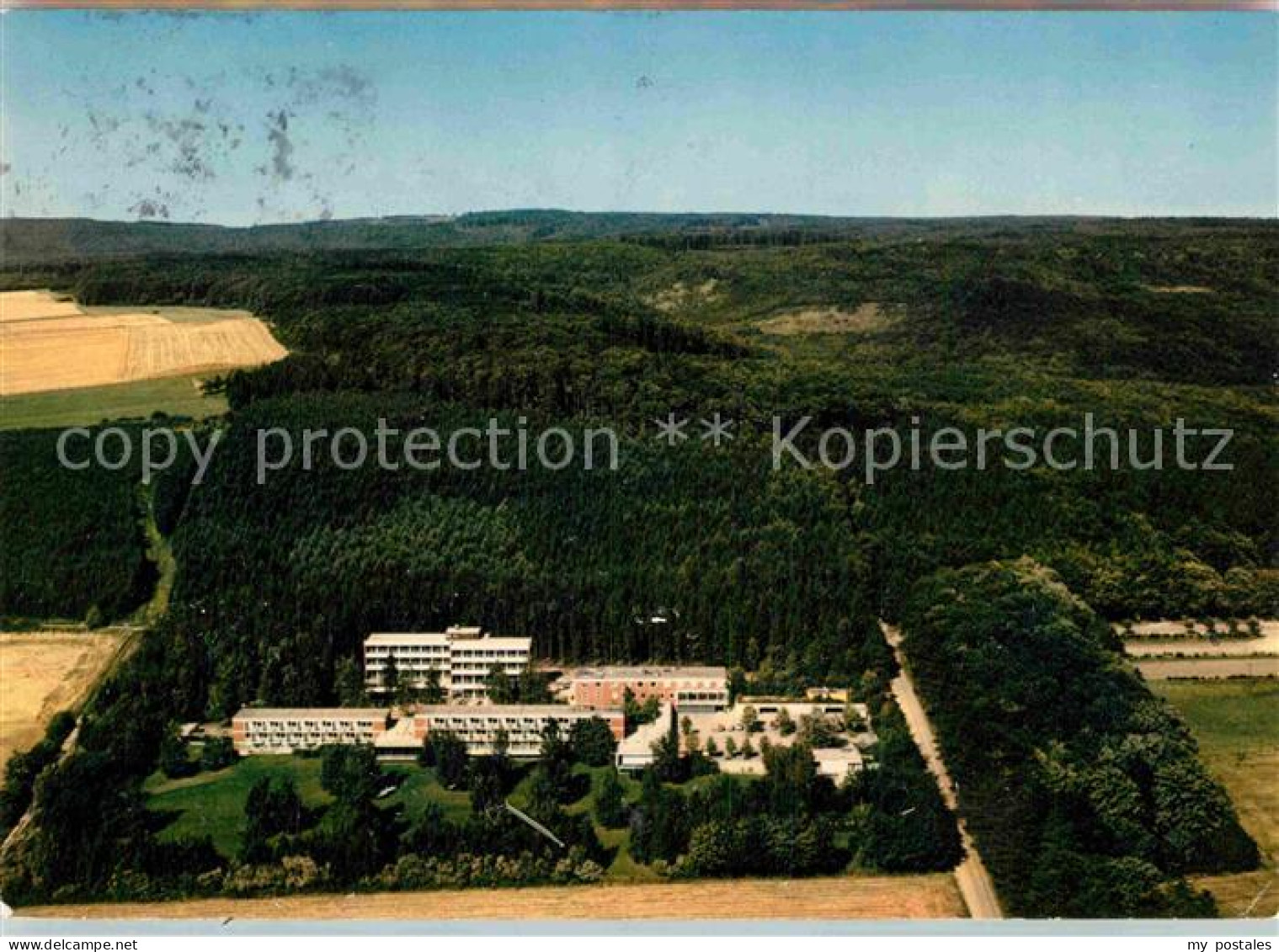 72786194 Bad Muender Schule Der IG Chemie Papier Keramik Fliegeraufnahme Bad Mue - Autres & Non Classés