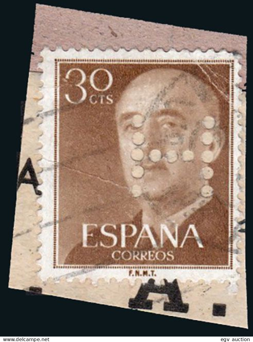 Madrid - Perforado - Edi O 1147 - Fragmento "H" (Editorial) - Used Stamps