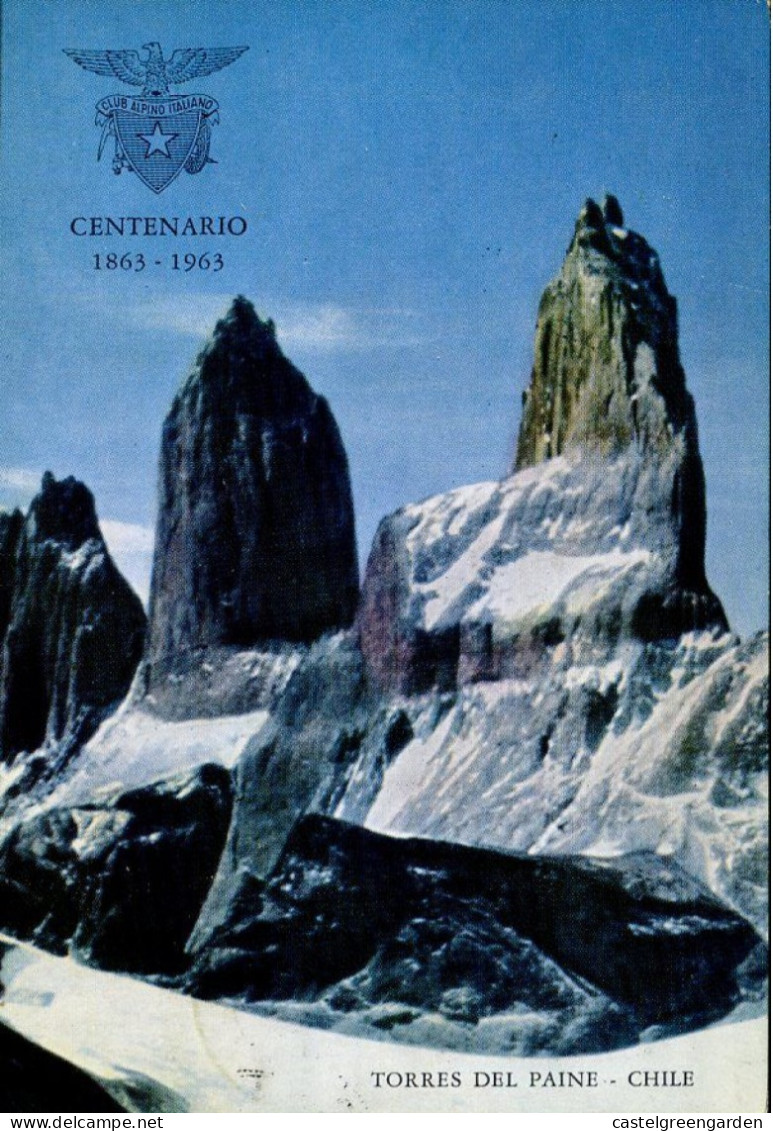 X0546 Chile,expedicion A Los Andes Patagonicos,italian Expedition To Patagonia1963 Punta Arenas Chile,Italian Alpine Clu - Cile