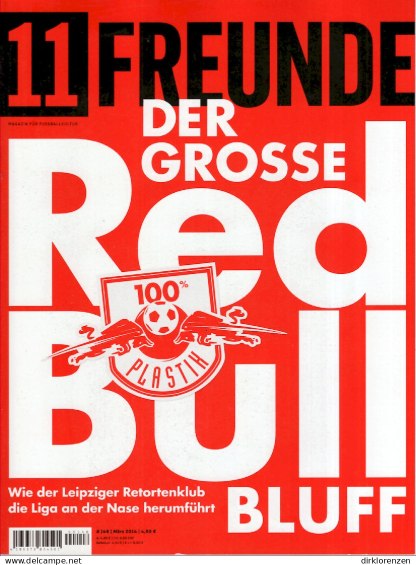 11 Freunde Magazine Germany 2014 #148 RB Leipzig Cacau Torcidas Coventry City - Non Classés