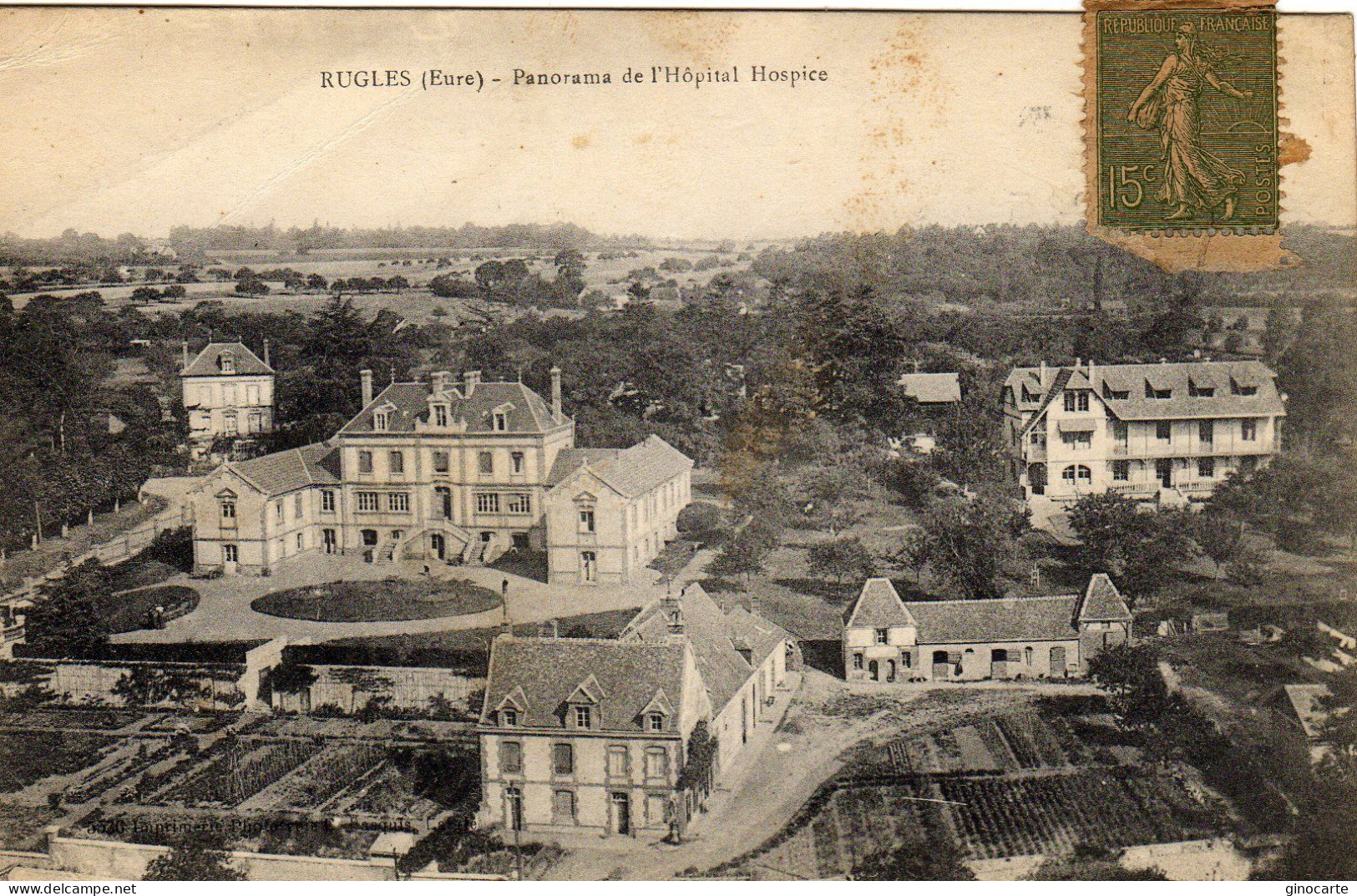 Rugles Panorama De L'hopital Hospice - Autres & Non Classés