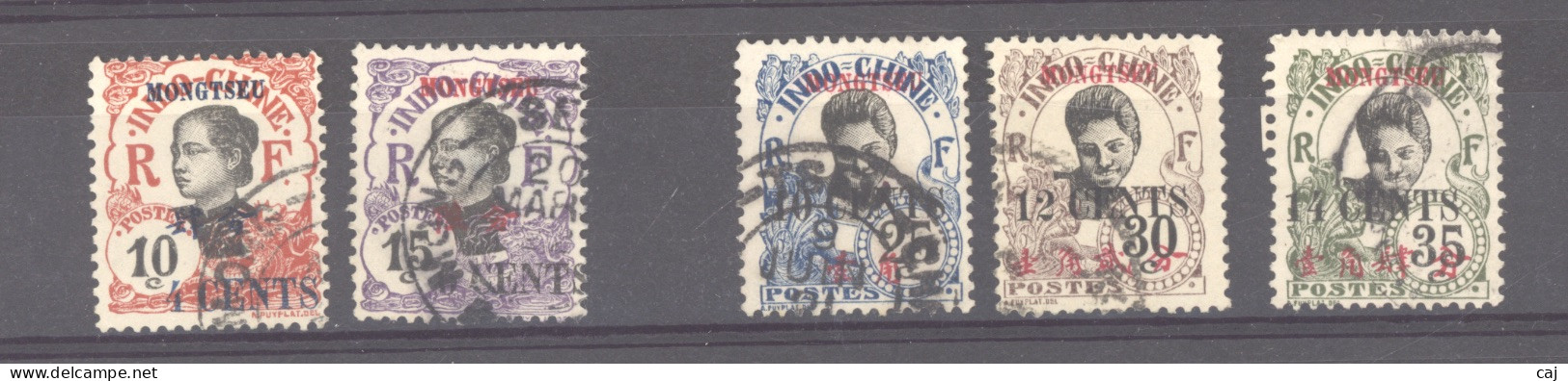 Mong-Tzeu   :  Yv  55-60  (o)  Sauf 57 - Used Stamps