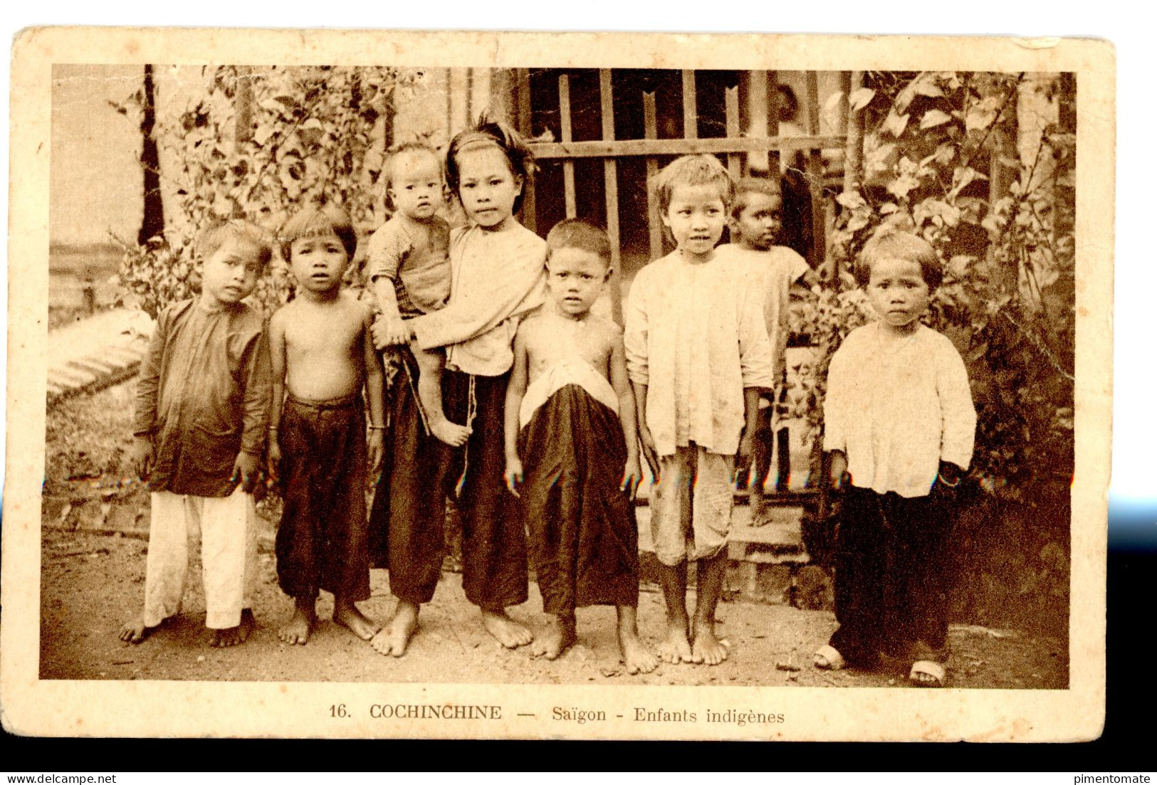 COCHINCHINE VIET NAM SAIGON ENFANTS INDIGENES - Vietnam