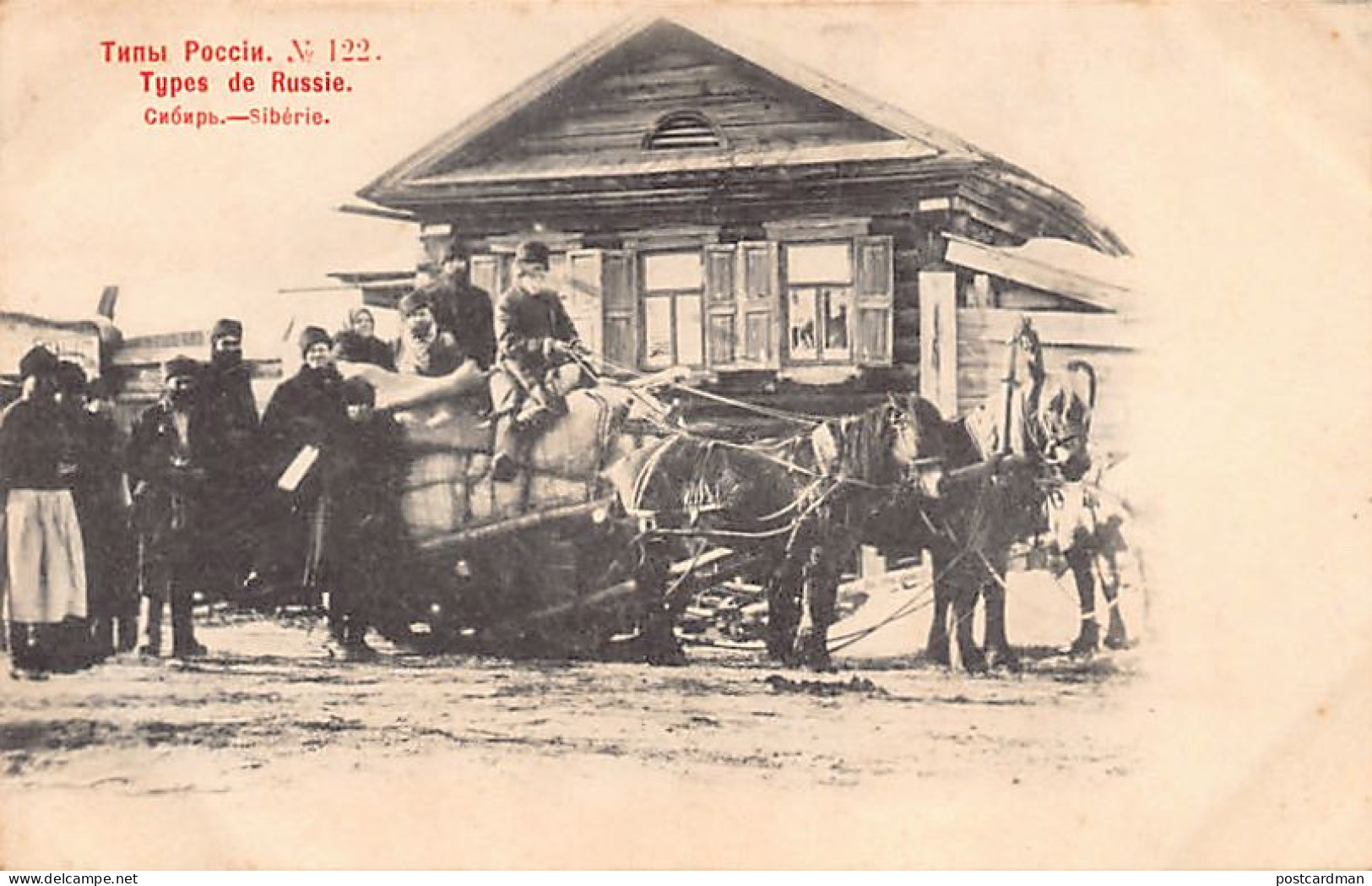 Types Of Russia - Transport Of Furs To Siberia - Publ. Scherer, Nabholz And Co. 122 - Year 1902 - Russia