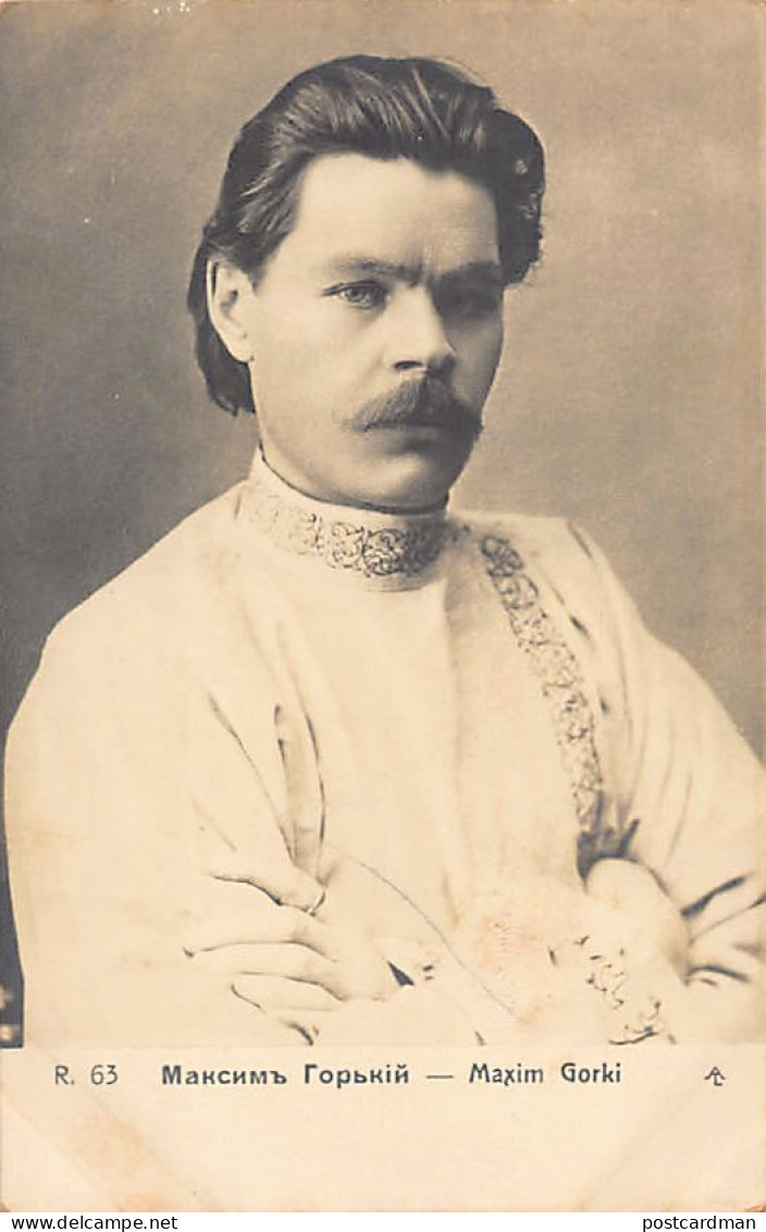 Russia - Maxim Gorky, Russian Writer - REAL PHOTO - Publ. AL 63 - Rusia