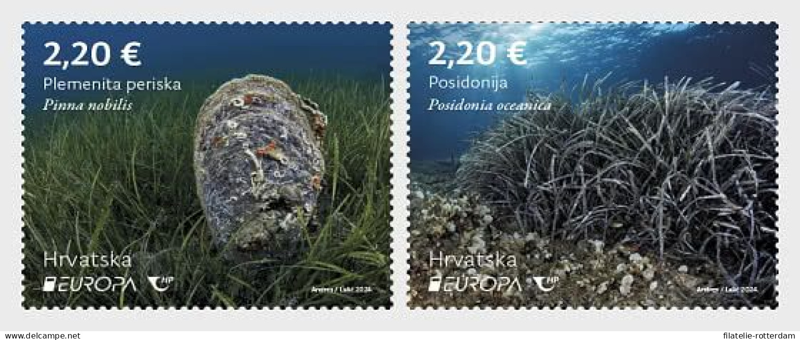 Croatia / Kroatië - Postfris / MNH - Complete Set Europa, Underwater World 2024 - Croatia