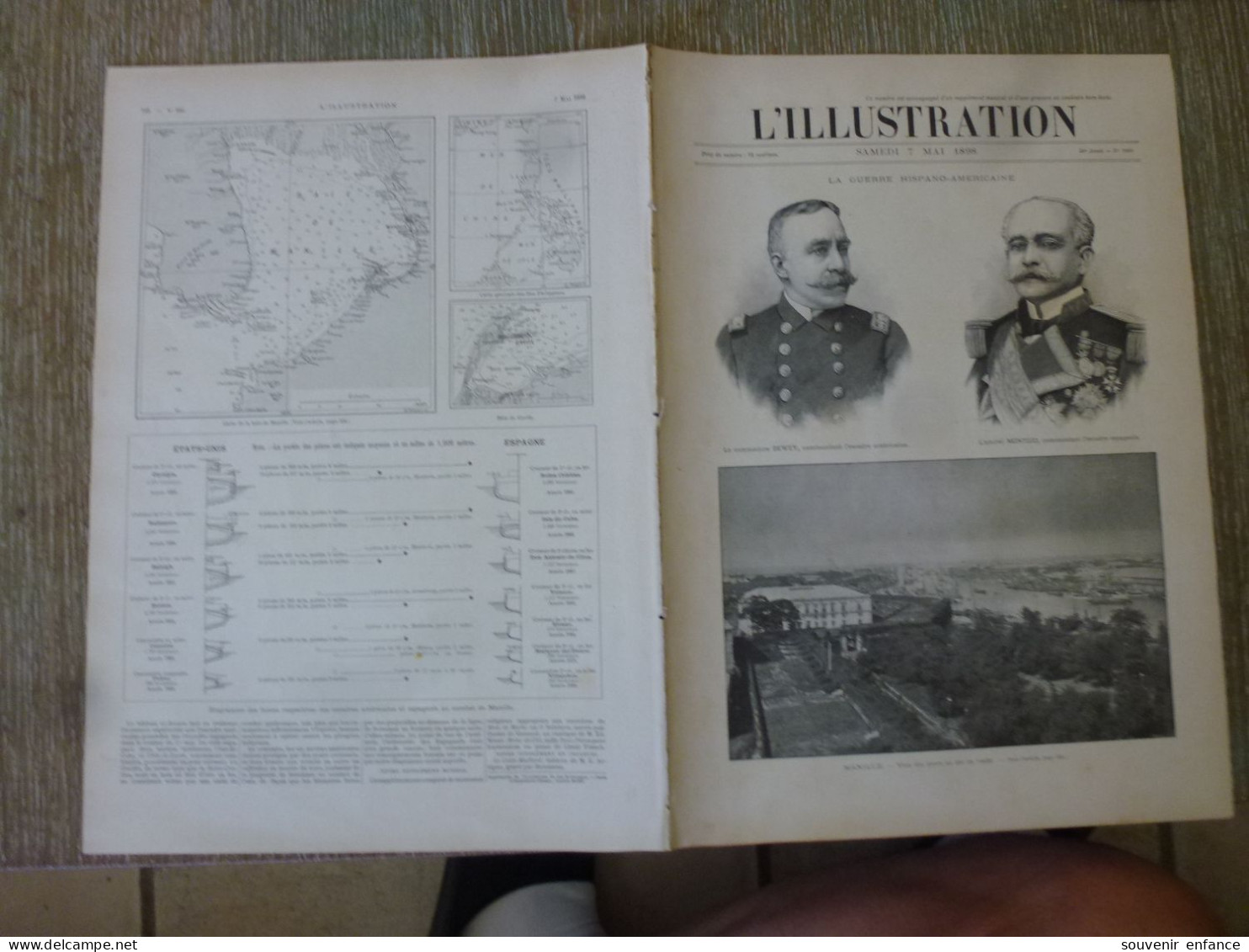 L'Illustration Mai 1898 Manille Port Et Rade Fleuve Pasig - 1850 - 1899