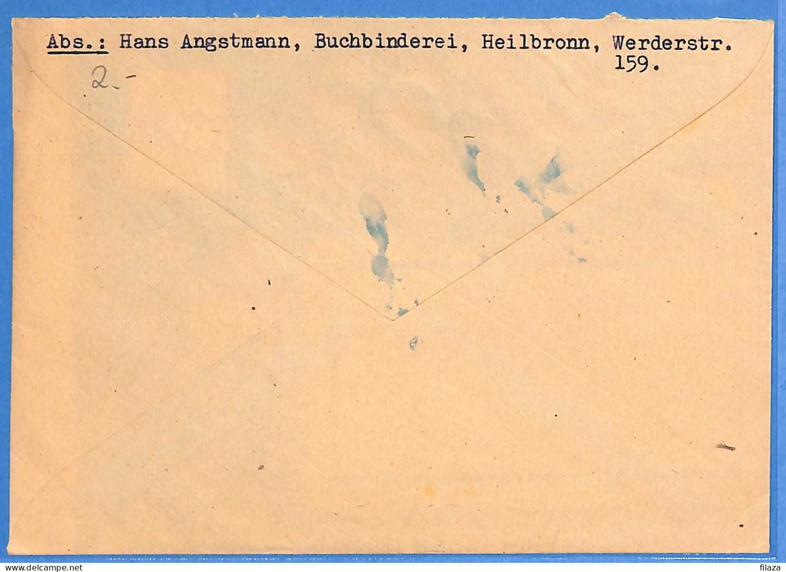 Allemagne Zone AAS 1947 - Lettre De Heilbronn - G33345 - Autres & Non Classés