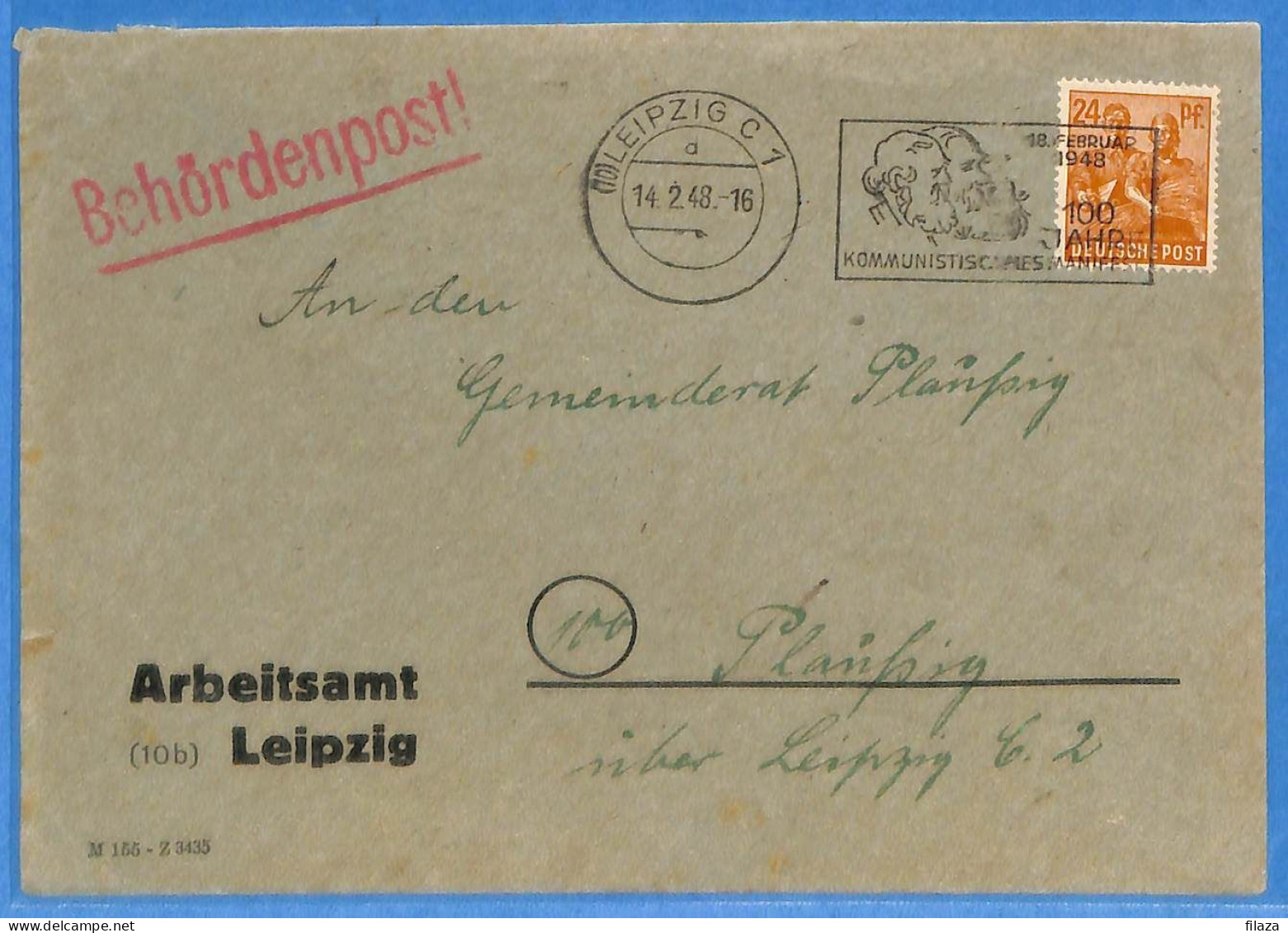 Allemagne Zone AAS 1948 - Lettre De Leipzig - G33343 - Altri & Non Classificati