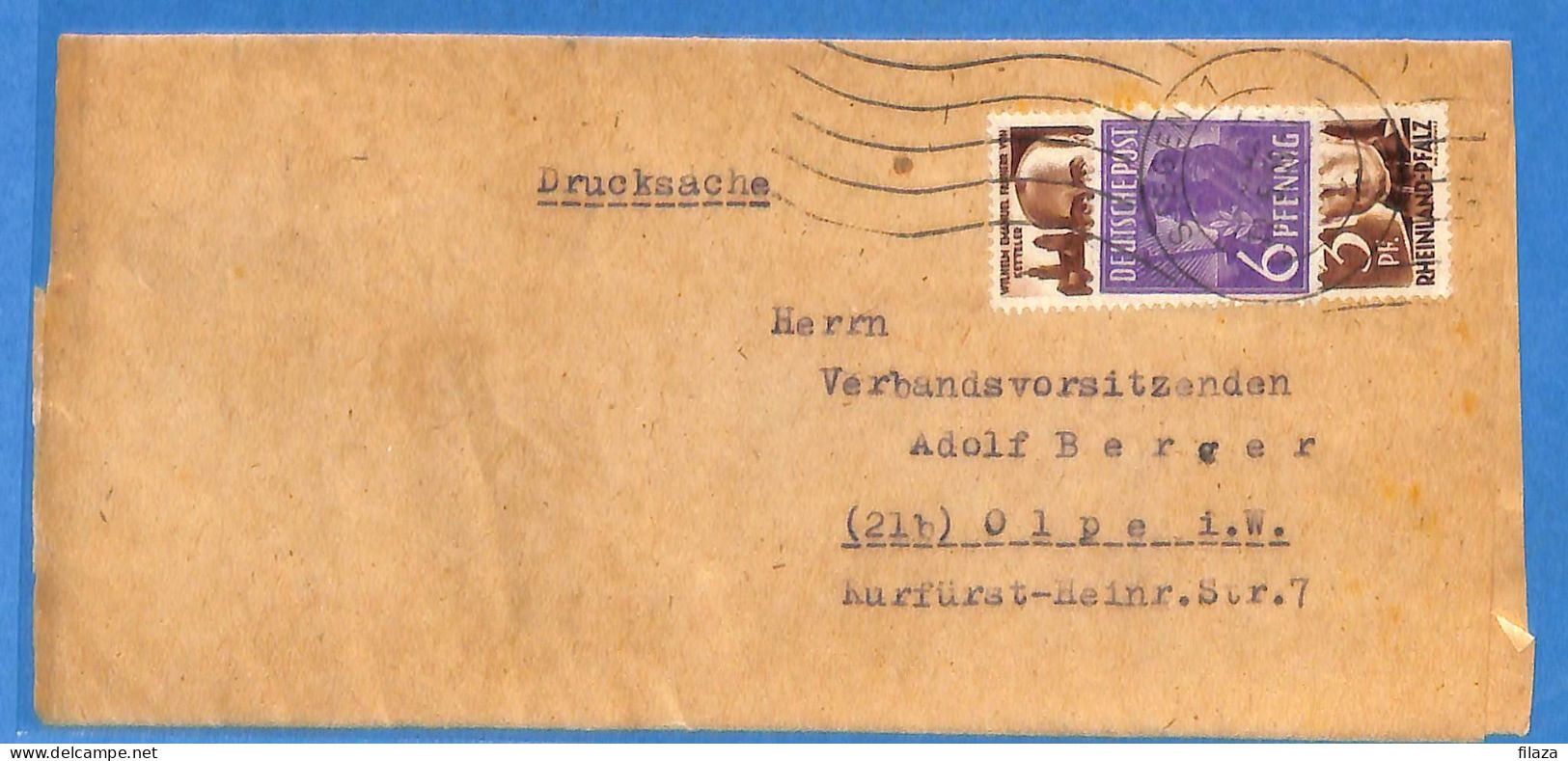 Allemagne Zone AAS 1959 - Lettre De Siegen - G33335 - Autres & Non Classés