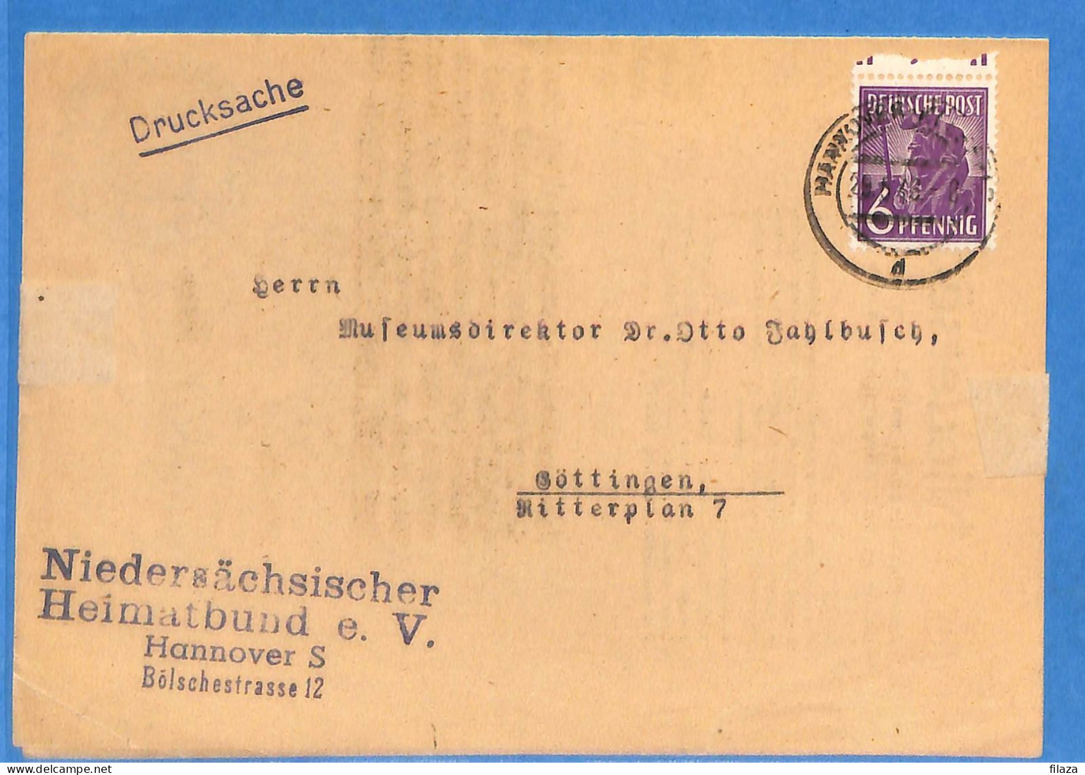 Allemagne Zone AAS 1948 - Lettre De Hannover - G33339 - Andere & Zonder Classificatie