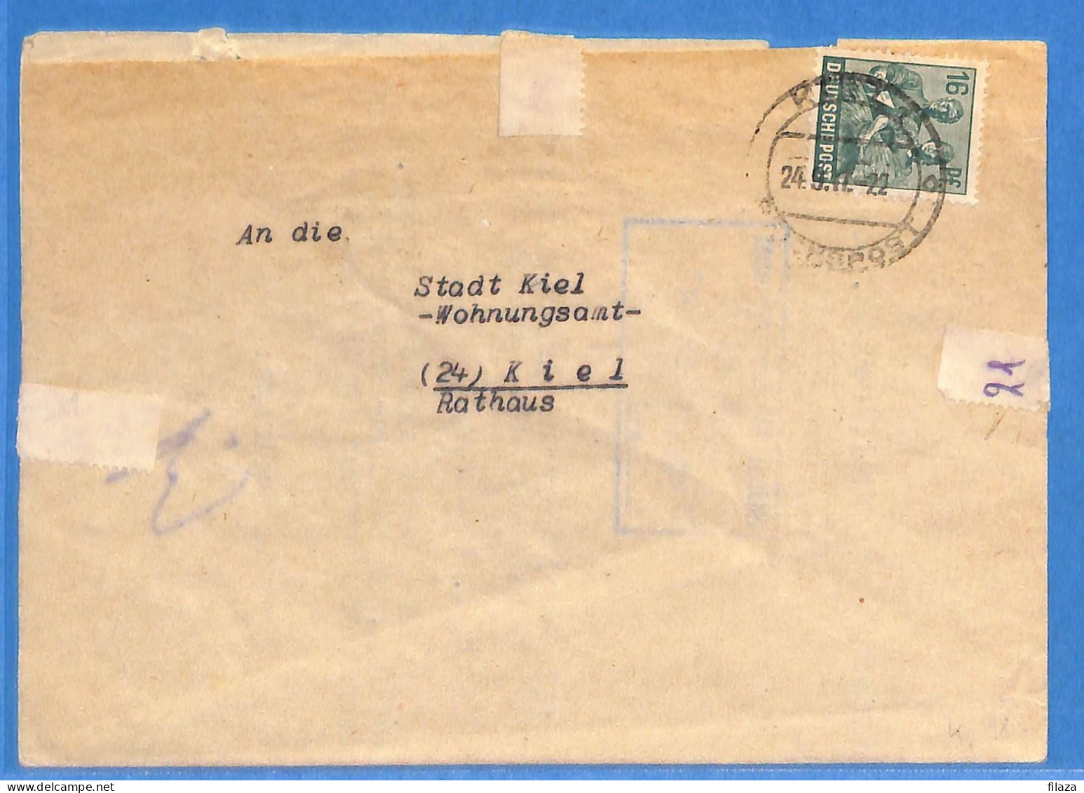 Allemagne Zone AAS 1947 - Lettre De Kiel - G33323 - Altri & Non Classificati