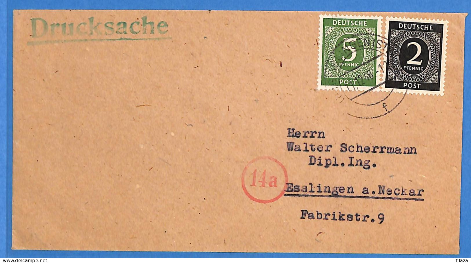 Allemagne Zone AAS 1946 - Lettre De Geislingen - G33317 - Sonstige & Ohne Zuordnung