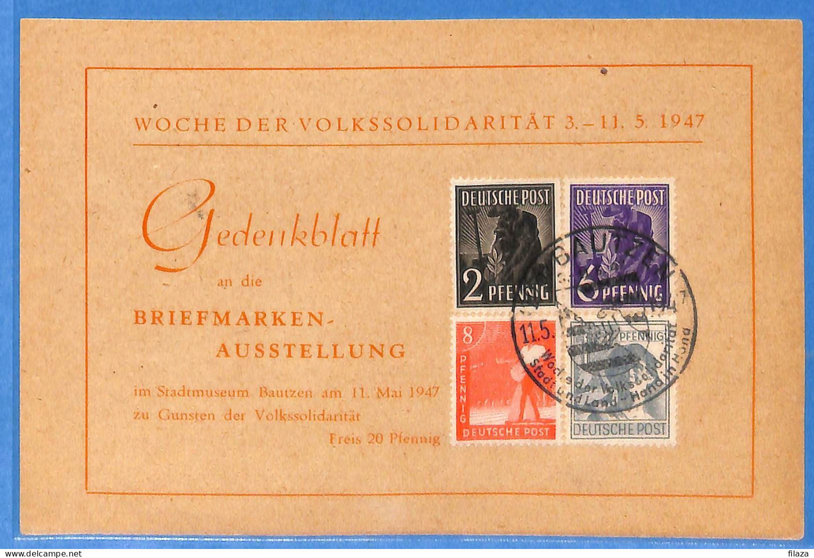 Allemagne Zone AAS 1947 - Carte Postale De Bautzen - G33284 - Otros & Sin Clasificación