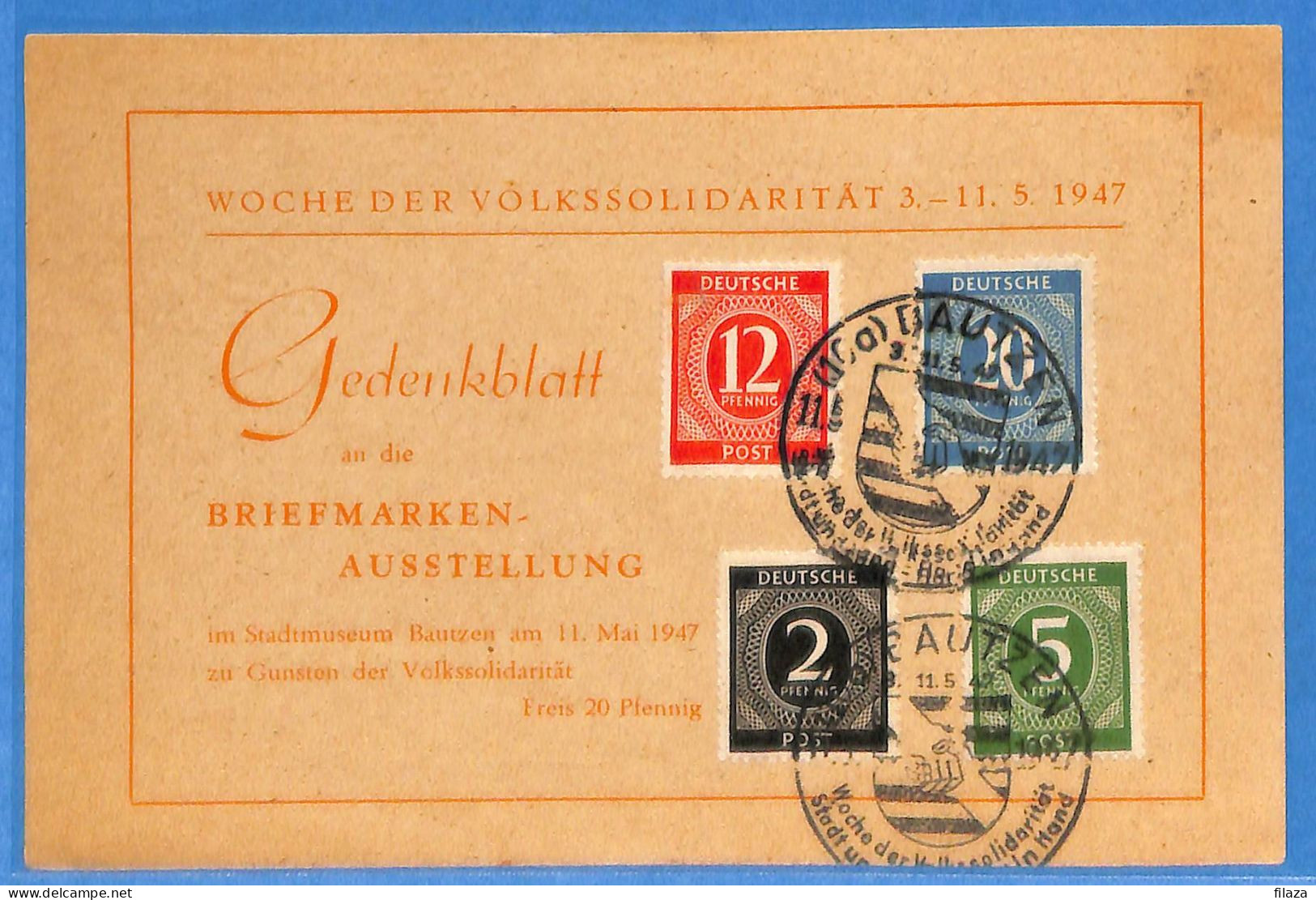 Allemagne Zone AAS 1947 - Carte Postale De Bautzen - G33279 - Sonstige & Ohne Zuordnung