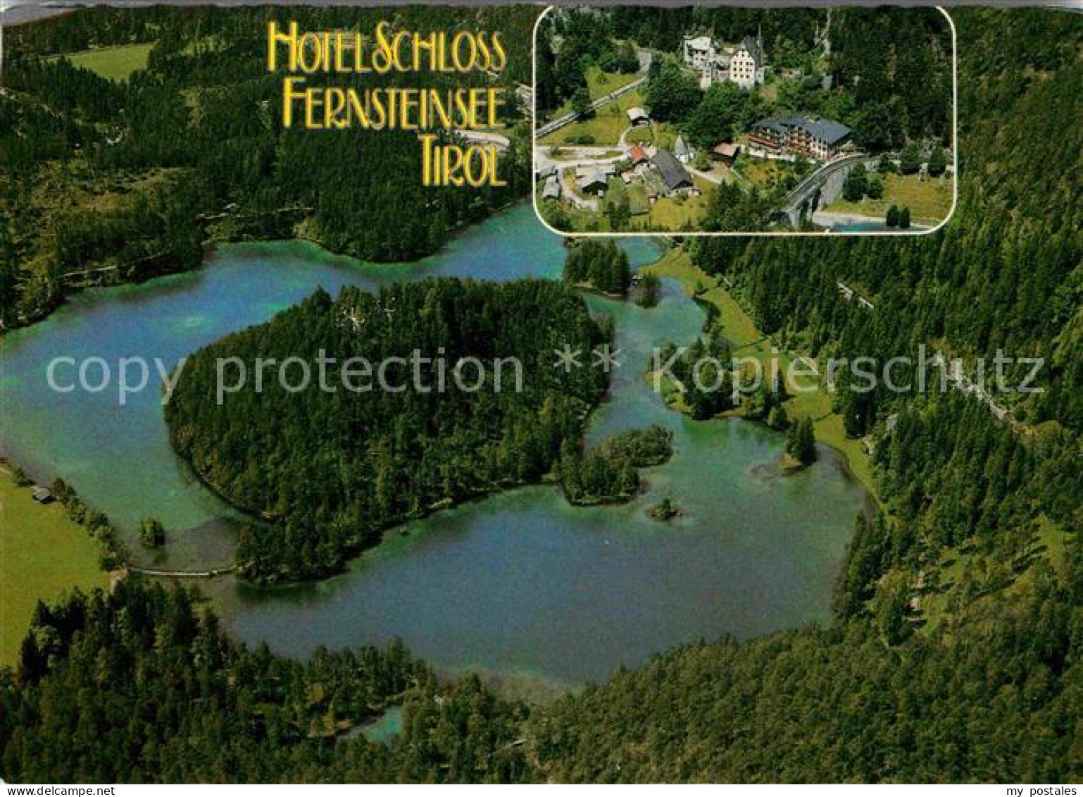 72785885 Nassereith Hotel Schloss Fernsteinsee Fliegeraufnahme Nassereith - Altri & Non Classificati