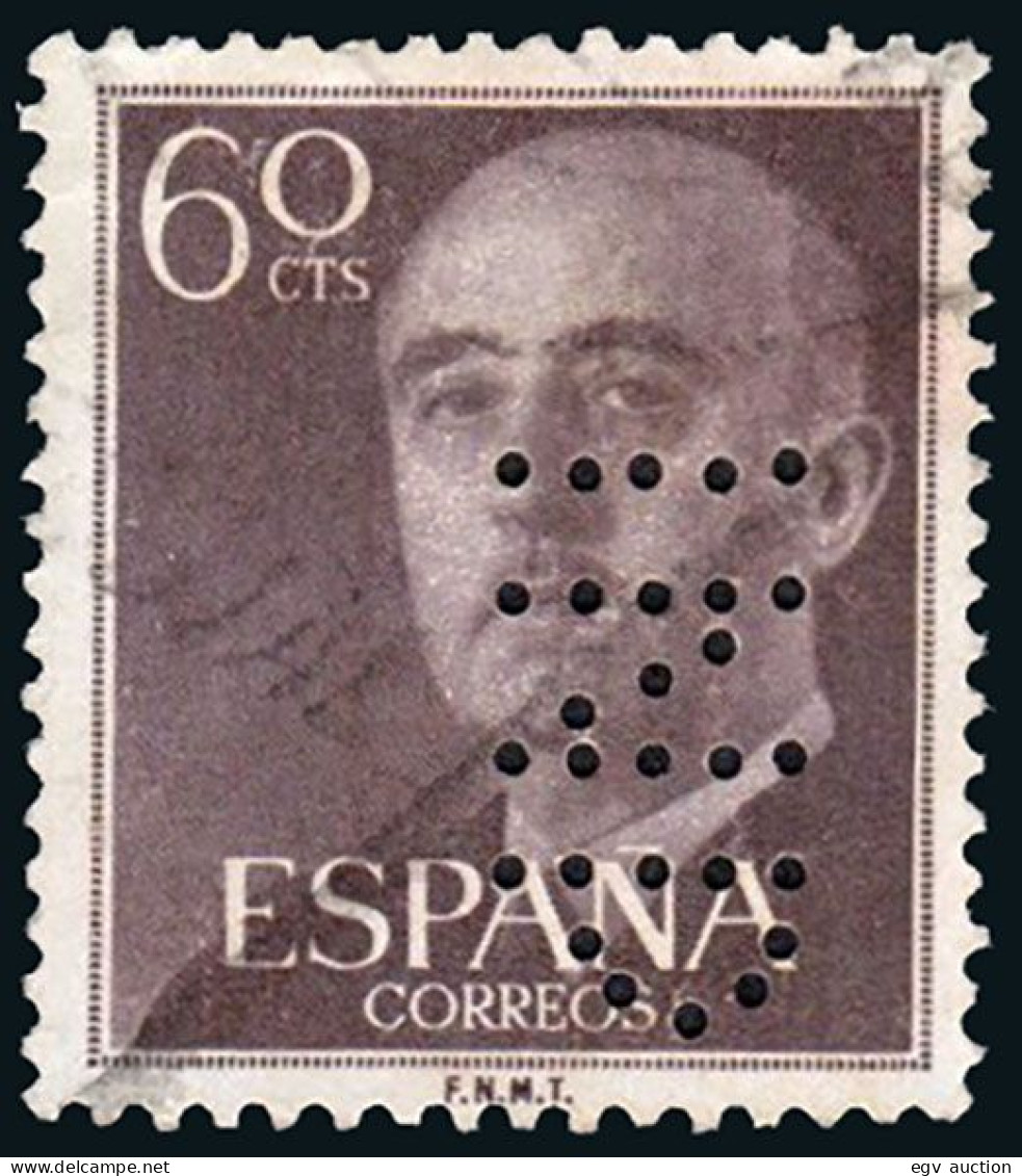 Madrid - Perforado - Edi O 1150 - "INP" (Instituto Nacional Previsión) - Oblitérés