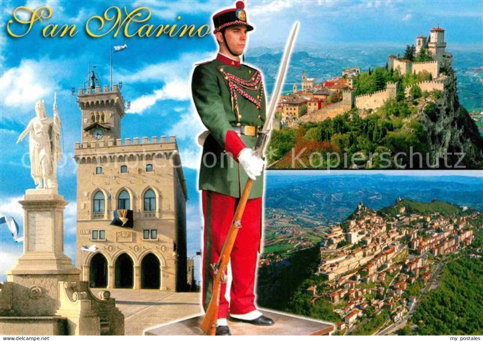 72785825 San Marino Repubblica Palazzo Del Governo E Prima Torre Fliegeraufnahme - San Marino