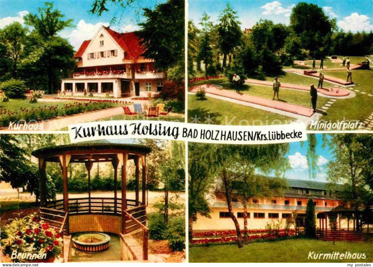 72785660 Bad Holzhausen Luebbecke Minigolf Kurmittelhaus Brunnen Kurhaus Boernin - Getmold