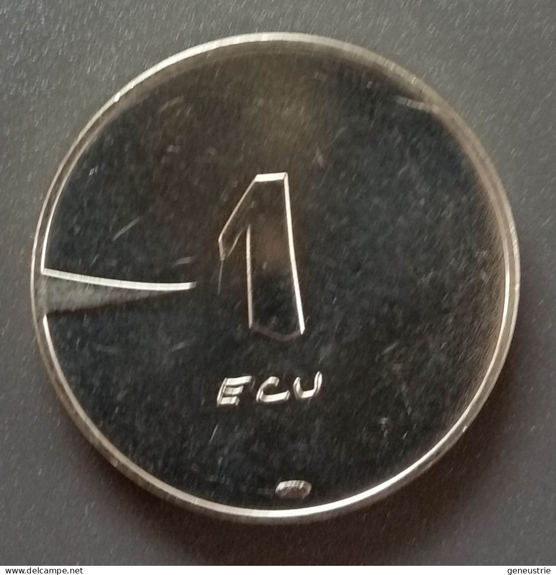 Rare Pièce Bimetallique De 1 ECU = 1 Euro De Fabrice Huber 2015 - Monnaie De Paris - Euro - Euros Des Villes