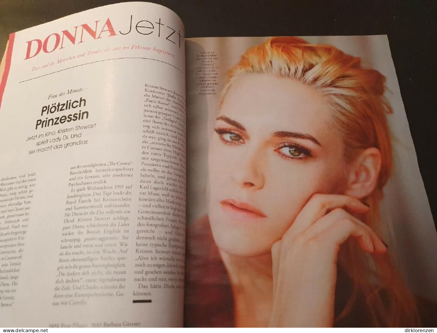 Donna Magazine Germany 2022-02 Kristen Stewart Catherine Deve Parewijck  - Non Classés