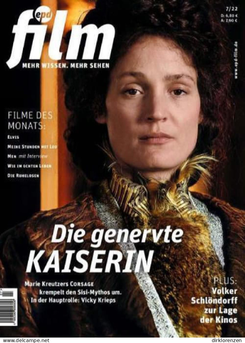 EPD Film Magazine Germany 2022-07 Vicky Krieps - Non Classés