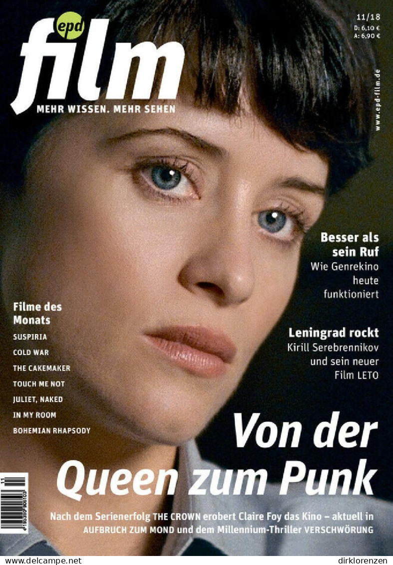 EPD Film Magazine Germany 2018-11 Claire Foy - Non Classés
