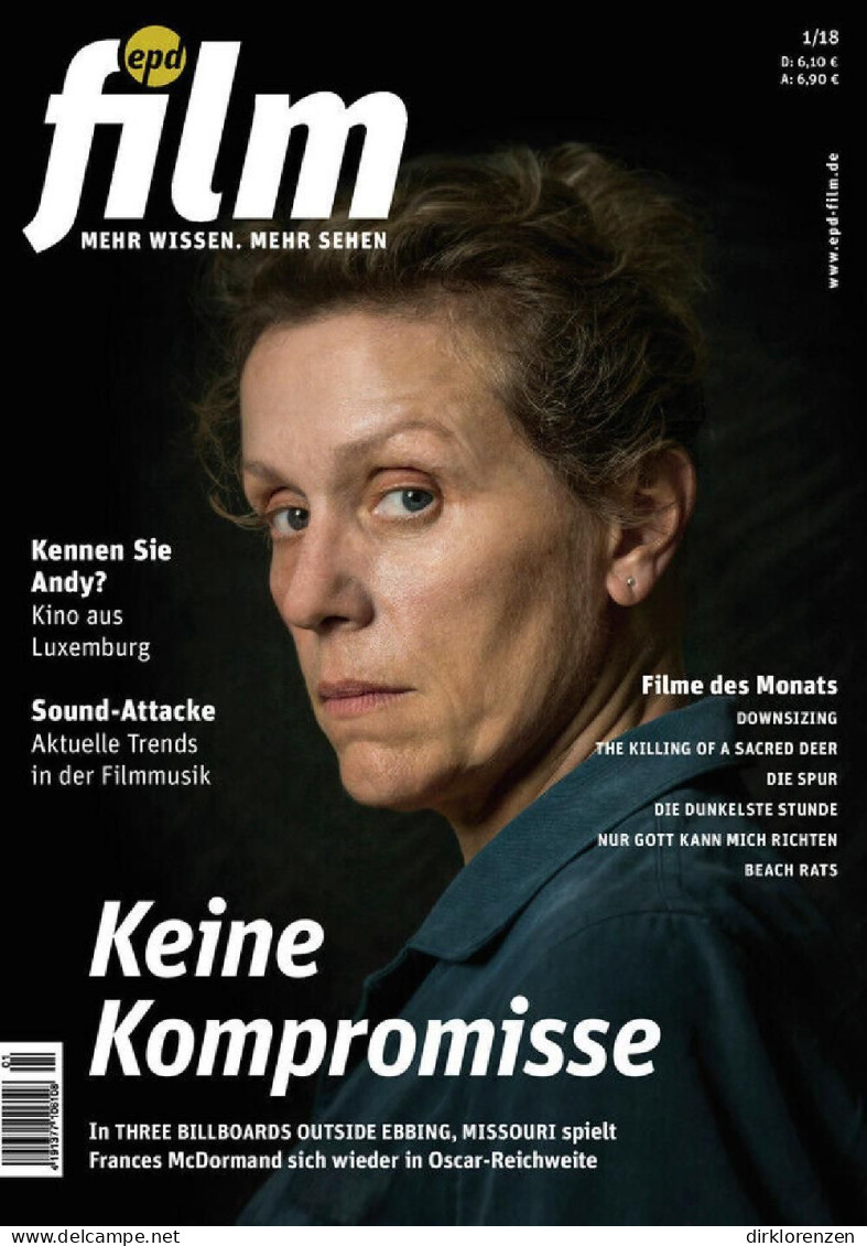 EPD Film Magazine Germany 2018-01 Frances McDormand  - Non Classés