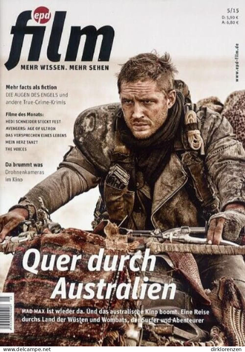 EPD Film Magazine Germany 2015-05 Tom Hardy - Non Classés